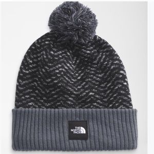 The North Face Girl's Chevron Pom Beanie